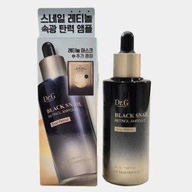 Dr.G Black Snail Retinol Ampoule 50ml + 1 Wrinkle Mask Pack / 닥터지 블랙스네일 레티놀 앰플 50ml+링클 마스크팩 1매