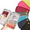 AQUARIUS Travel Wallet Document and Passport Holders with a Zip-Up