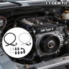 6AN Power Steering Pump Hose Kit 25Inch Leak-Proof High/Low Pressure