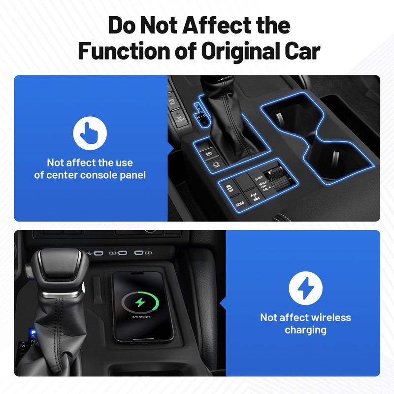 Canvcle Center Console Panel Silicone Storage Box for 2024-2025 2026