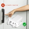 6Pcs Touch Release Catch with Screws,Push to Open Non-Magnetic Door