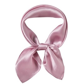 cxzymcln 21"x21" Solid Color Mulberry Silk Scarf Silk Hair Wrap Head Scarf Lightweight Square Neckerchief