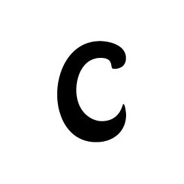 Stemplino Mini Stamp Letter C