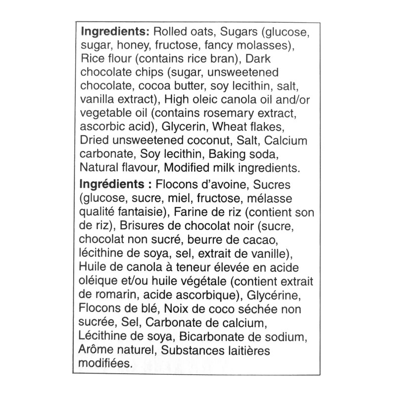 Loblaws Inc. President's Choice Rich & Chewy Chocolate Chip Granola