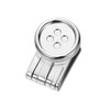 Melo Tough Movable No Sew Button End Brace Suspender Button