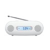 Panasonic RF-TJ10-W FM/AM 2-Band Receiver Hand Crank Charging Radio, White