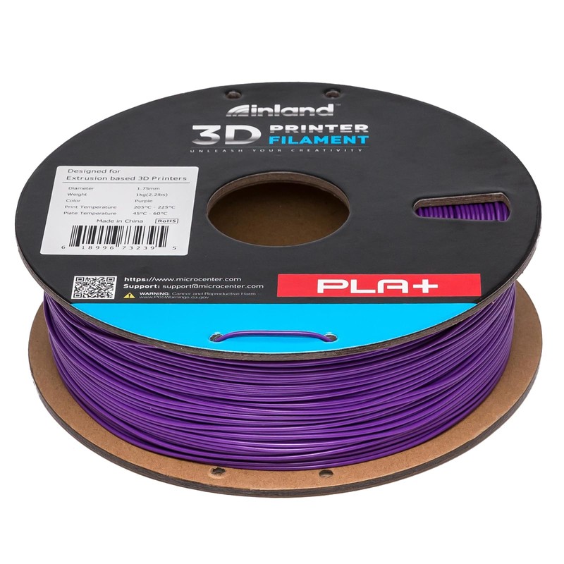 INLAND Micro Center PLA+ 3D Printing Filament 1.75mm - PLA