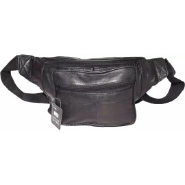 Unbranded Leather waist pouch. waist bag, leather bag, Fanny pack 44 inch adjustable band