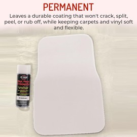 HI-TECH Vinyl, Plastic, Carpet Dye | Leather, Upholstery, Fabric Paint, Off White (2 Pack)