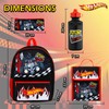 Hot Wheels Kids Backpack 4 Piece School Set Including Lunch