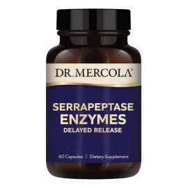 Dr. Mercola Suplemento Serrapeptase Enzimas 60 Cápsulas Salud Cardiovascular