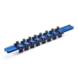 STRAIGHT Socket Holder, Blue, 1/4 inch (6.3 mm) & 3/8 inch (9.5 mm) 19-4455