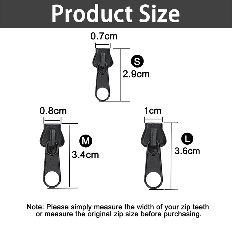 Zip Slider Replacement Glvomazty Removable Zip Zip Repair Kit for
