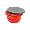 Collapsible Silicone Bowl with Lid for Camping and Backpacking -