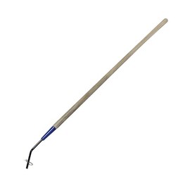 Kraft Tool Crack Squeegee Handle, 54"L, Wood, Metal, Wood/Blue