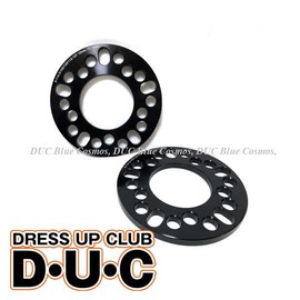 Dress-Up-Club Original Aluminum Forged Spacers, 2 Piece Set, 0.2 inch (5 mm) for 5H, Compatible PCD-114.3/100/120/112-127 [Made of Lightweight and High Strength Aluminum Forging]