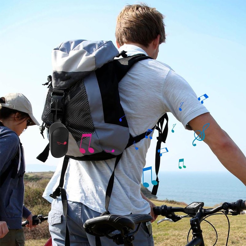 LEUTED Bluetooth Speaker, Portable Wireless Bluetooth 5.2 Speaker, Waterproof, Portable