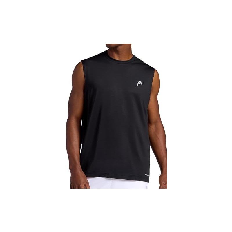 Head Zephyr - Playera sin Mangas de Malla para Hombre,