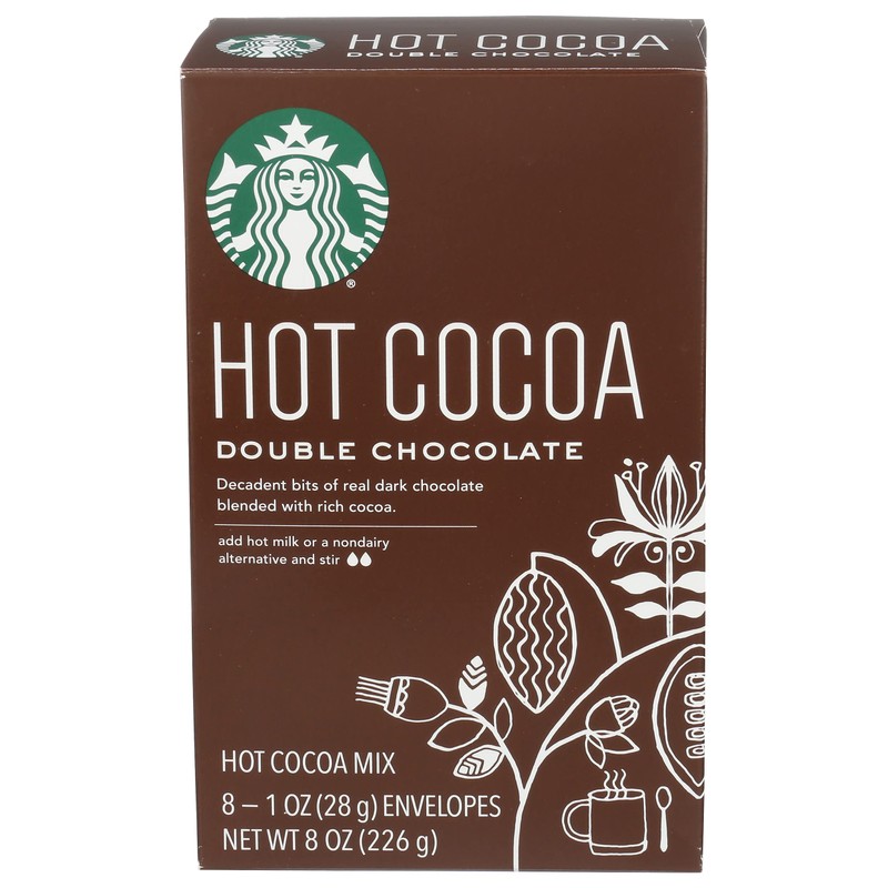 Starbucks Classic Hot Cocoa Double Chocolate (8.00 Ounce (Pack of