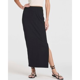 3 Pack Maxi Skirt Skirts for Women Summer Long Black Womens with Slit Beach Flowy Pencil Bodycon Straight Slits Jersey Ribbed Pencil
