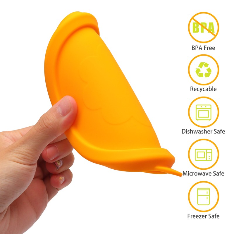 VIOTIIN 2 Cup Silicone Replacement Lids Storage Cover for Pyrex