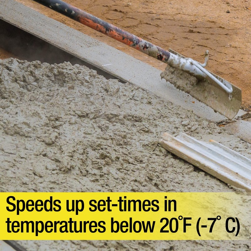 Akona Concrete/Masonry Set Accelerator - Fast Setting Additive, Accelerates Curing