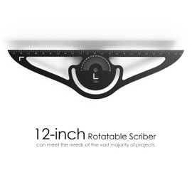 Magmaniac Stair Tread Template Tool– Dual Nut Stair Tread Gauge, Stair Measuring Tool, Stair Tool for Stair Tool for Steps Measuring & Scribe, Stairs Template Tool (Green*Black)