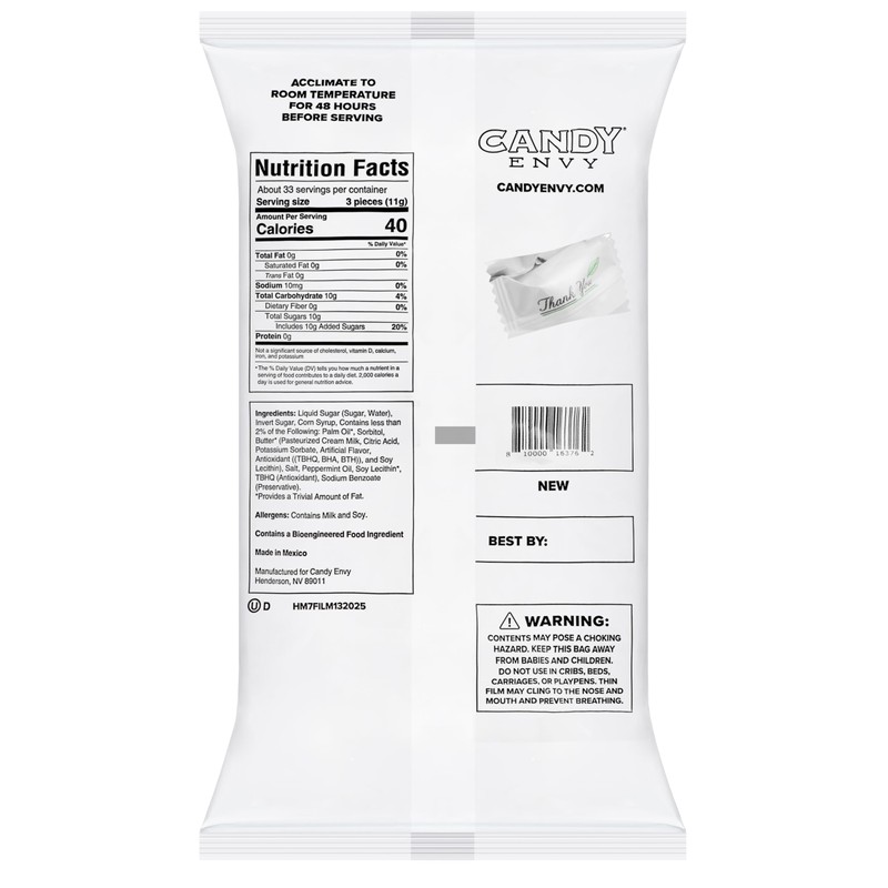 Candy Envy - Thank You Buttermints - 13 oz. Bag