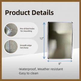 Decopix Vintage Metal Tin Sign Cute Puppy Have a Seat Retro Style for Home Decor Kitchen Bar Patio Room Garage Wall Poster Plaque 12"x8" Inches