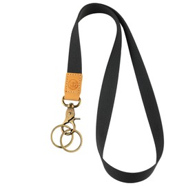 glodentai Lanyard for Keys, Cool Neck Strap Key Chain Holder, Long Lanyard for ID Badges Wallet (black)