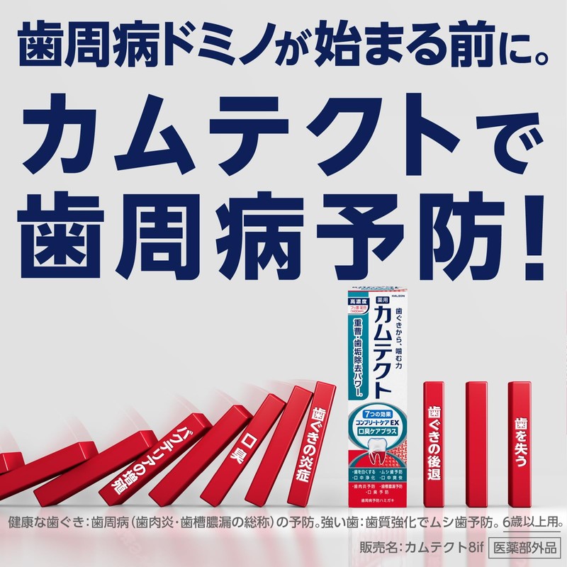 【Quasi-drug】Kamtect Complete Care EX Bad Breath Care Plus Toothpaste for