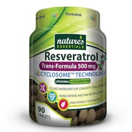 NATURES ESSENTIALS Garselay Liposomal Resveratrol  500 mg por píldora  Trans-Resveratrol de espectro completo  Fórmula de absorción máxima...         