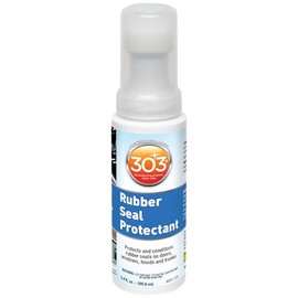 303 Products Rubber Seal Protectant – Windows, Hoods, Trunks, Rejuvenates Color & Flexibility of Old & Dry Seals, Weatherproofing & UV Protection, 3.4 fl.oz (Pack of 2)