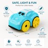 Wind-Up Amphibious Bath Toy Cars for Babies – Floating Clockwork