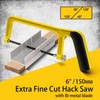 Hanpex 6 in. Mini Hacksaw & mitre Block Set -