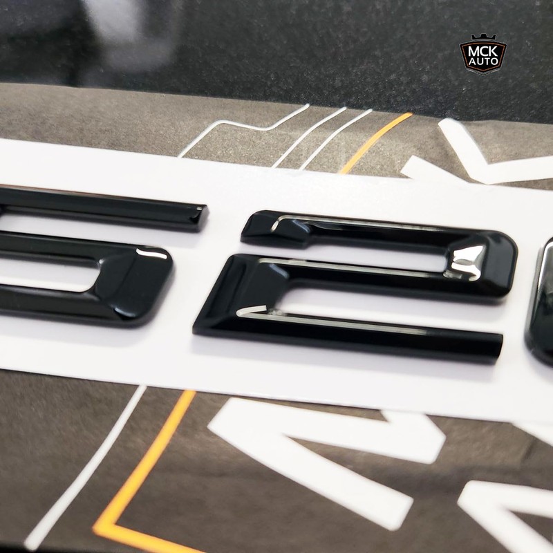 MCK Auto - 520d Black Glossy Logo Rear Emblem Tuning