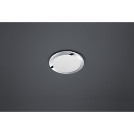 Trio Leuchten Ceiling Lamp, Metal, 15 W, Chrome, 26 x 26 x 3 cm