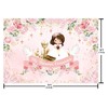 AIBIIN 7x5ft Baptism Backdrop for Girl Mi Primera Comunion Party