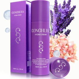 GONGHUHA Hydro Cream – Lightweight Ultra-Hydrating Face Moisturizer for Glowing Skin | 50ml (1.69 fl oz) with Hyaluronic Acid & Cica | Korean Skin Care