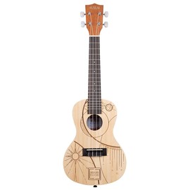 Kala Brand Music Co., 4-String Ukulele, Natural, Concert (KA-MXMTOON-C)
