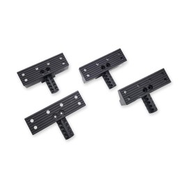 Taytools 774526 Low Profile 1/2” Workbench Bench Dogs Stoppers Pegs with 1-1/4” Tall x 4 “ Wide Jaw Extensions for 3/4" Dog Holes 8 Pack with Screws