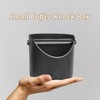 CHDEXU Coffee Knock Box, Coffee Grounds Knock Box Black, Espresso