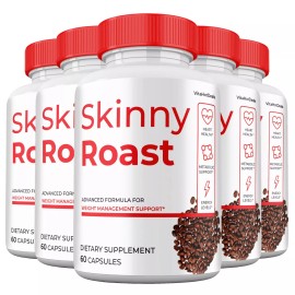 Skinny Roast Capsules, Max Strength Formula, Skinny Roast Supplement (5 Pack)