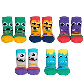 Cucamelon Unisex Baby Snuggle Bugs Sock Gift, Multi, One Size, multi-coloured