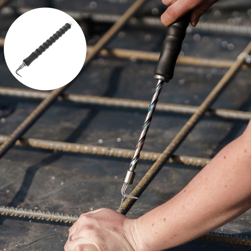 Operitacx Labor Saving Rebar Tie Wire Twisting Tool Semi Hook