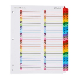 Cardinal OneStep Printable Dividers