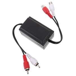 Operitacx Ground Loop Isolator Noise Filter for Hum Durable Easy Installation Compatible with Various Models