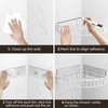 Orimade Corner Shower Caddy Stainless Steel with Hooks Wall Mounted
