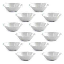 Adcraft Mixing Bowl, 8 Qt., Pack of 12, in Stainless Steel (SBL-13D)