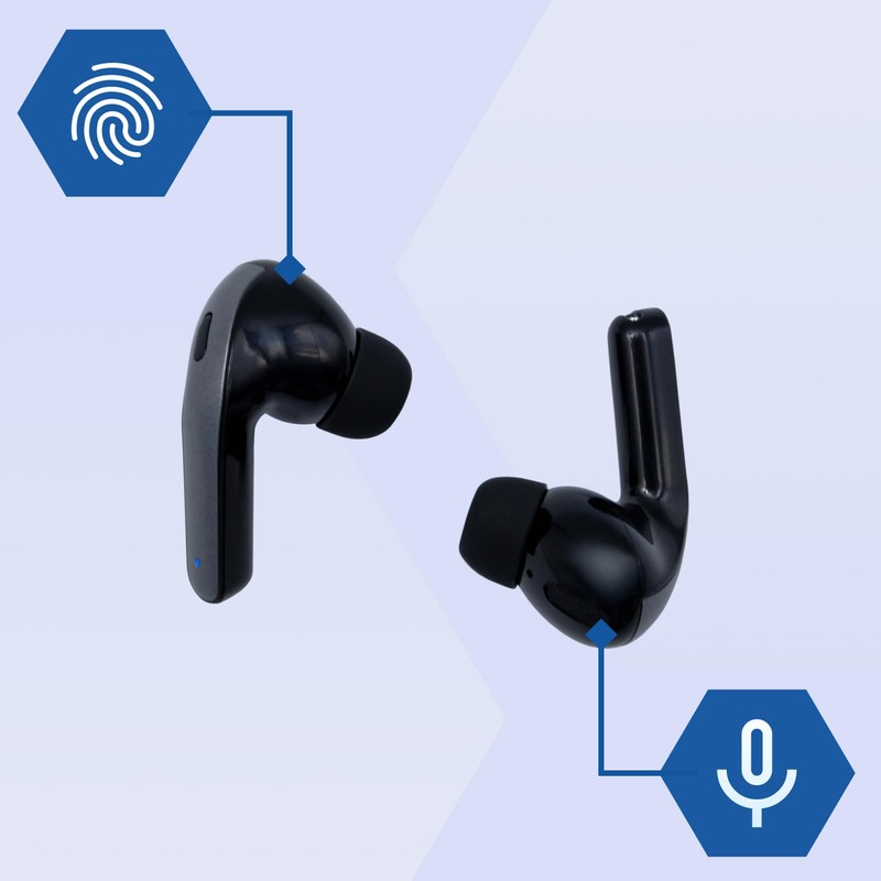 iggual TWS Wireless Bluetooth Noise Cancelling Headphones